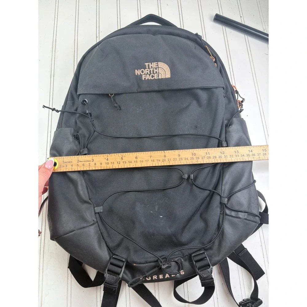 The North Face Black Borealis Luxe Hiking Travel Unisex Backpack $150